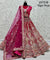 Designer Bridal Rani Pink Heavy Hand & Embordered Work Lehenga Choli