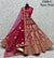 Designer Bridal Rani Pink Heavy Hand & Embordered Work Lehenga Choli