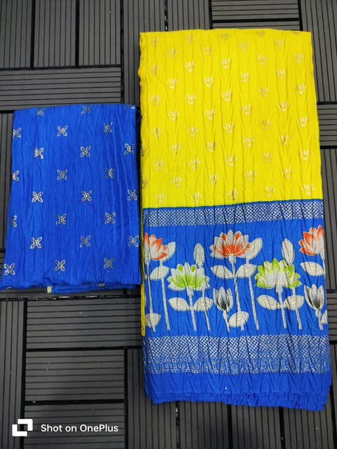 New printed saree