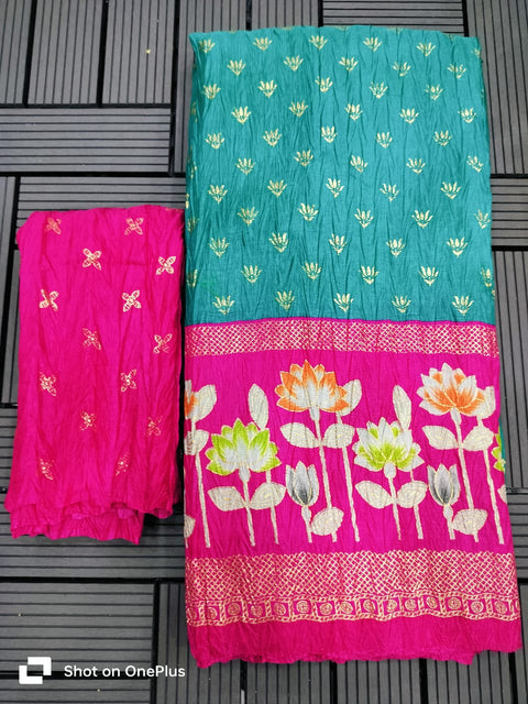 New printed saree