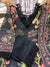 Black Pakistani Suit beautifully decorated with digital prints