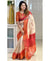 Beautiful Light Weight Semi Tussar Silk Saree's With All Over Temple Design.