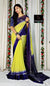Pure Viscose Georgette Saree With Jacquard Border & Lining All Over.