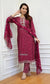 New Launching Bandhej Print Kurti In Embroidery Work With Pant & Mulmul Dupatta.