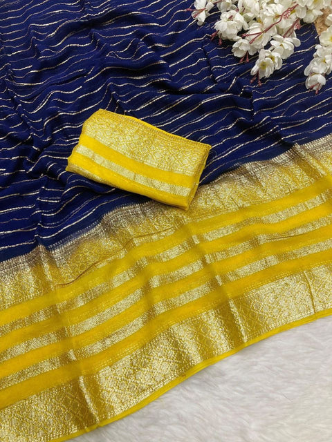 NEW DESIGN VISCOSE GEORGETTE SAREES.