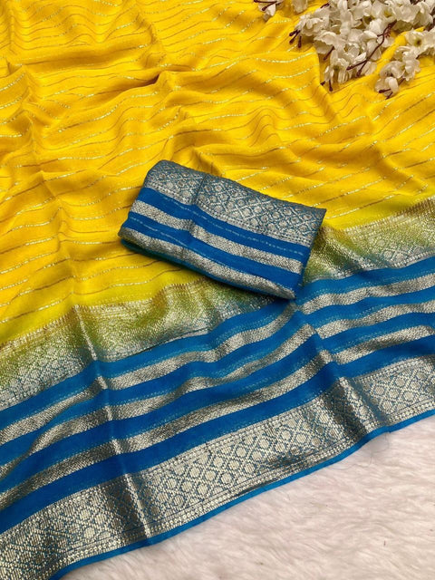 NEW DESIGN VISCOSE GEORGETTE SAREES.