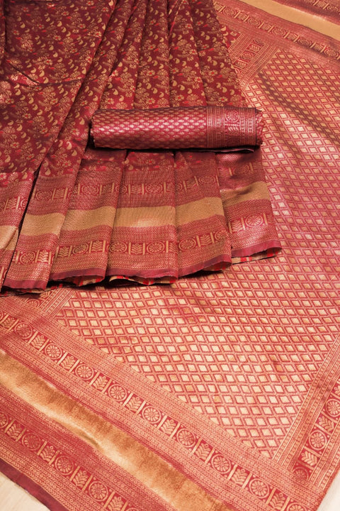 Presenting Enchanting Organic Banarasi Sarees