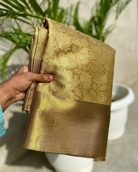 Woven, Embellished Banarasi Silk Blend Saree