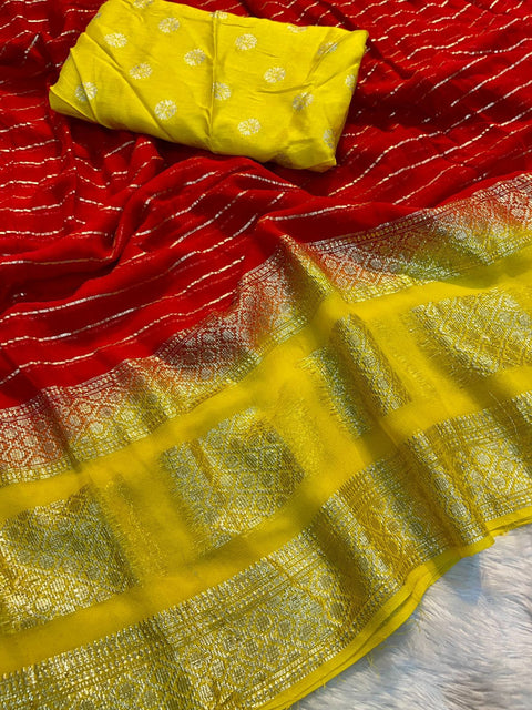 Woven Kanjivaram Banarasi Silk Saree