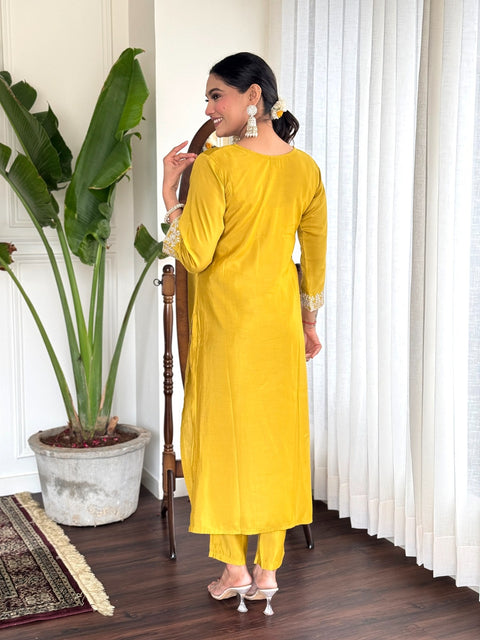 beautiful Designer heavy Viscose fabric  Kurta Suit set