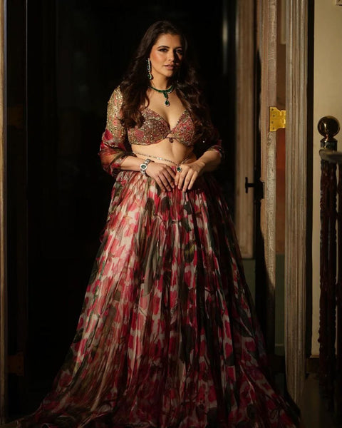 Presenting You Most Beautiful Most Trending Lehenga Choli