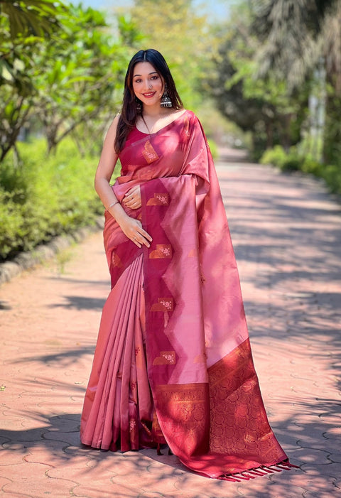 Pure Kanjivaram Banarasi Silk Saree