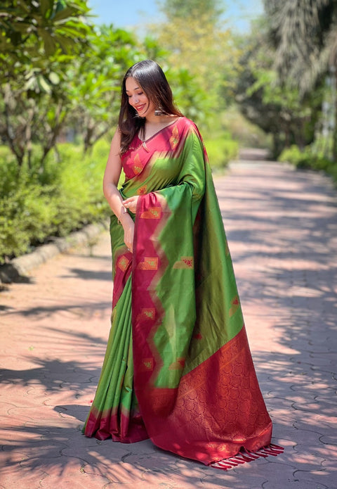 Pure Kanjivaram Banarasi Silk Saree