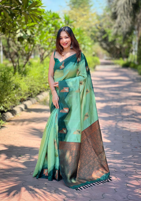 Pure Kanjivaram Banarasi Silk Saree