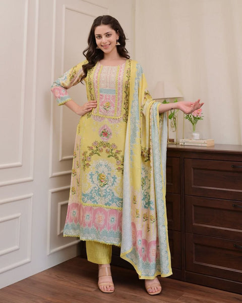Pista Green Kurta Suit Sets for Women