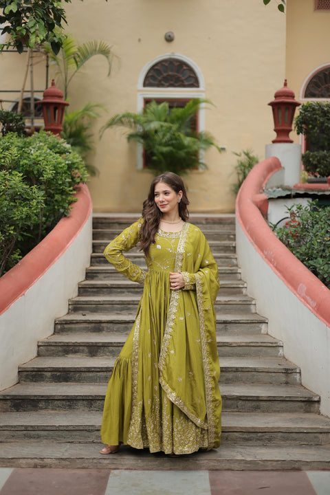 PREMIUM DESIGNER READYMADE TOP-SHARARA-DUPATTA