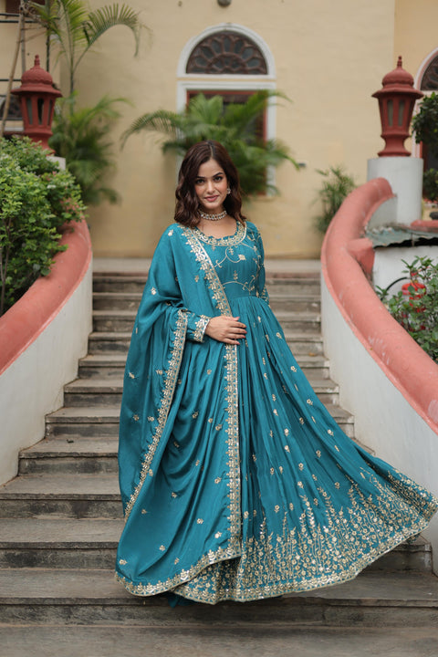 PREMIUM DESIGNER READYMADE TOP-SHARARA-DUPATTA