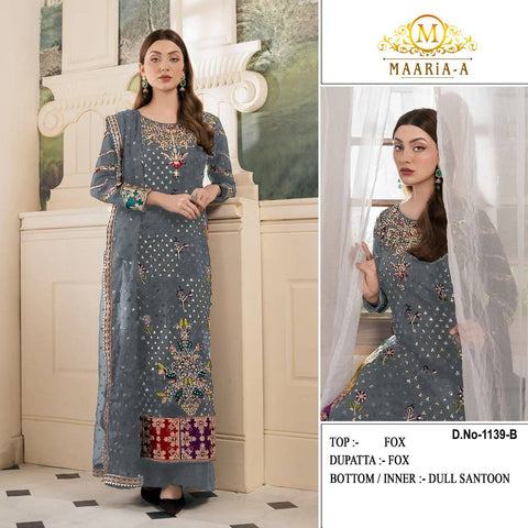 Heavy Fox Georgette Pakistani  Suit