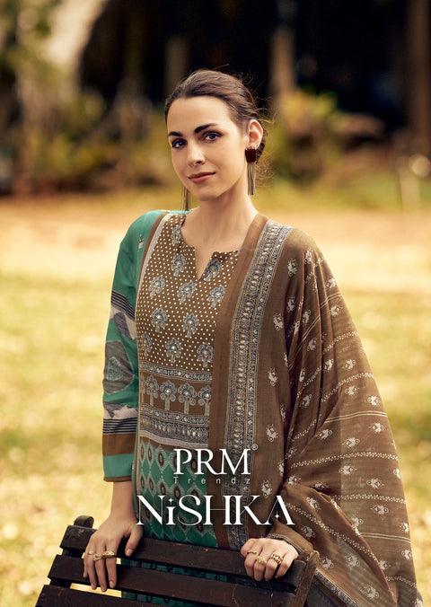 Designer Printed pure jamm cotton Kurta With Pant And Dupatta