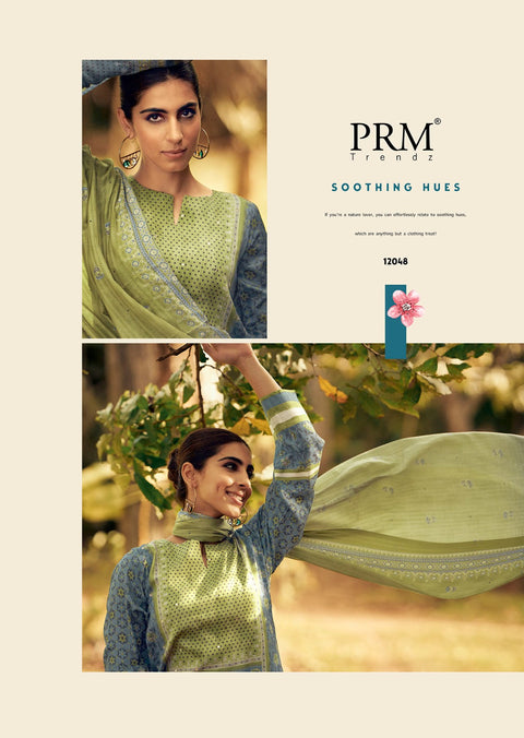 Designer Printed pure jamm cotton Kurta With Pant And Dupatta
