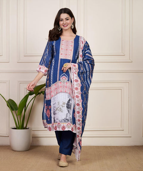 Woolan Kurti  Pant with "Dupatta Suit