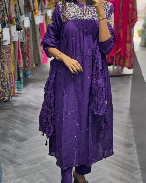 cotton kurta with straight pant and dupatta