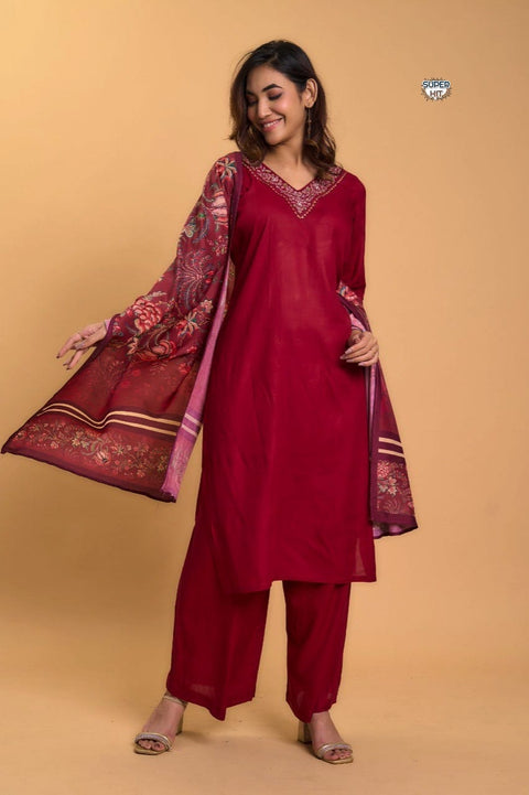 Varanga Women Kurta Pant Dupatta Set