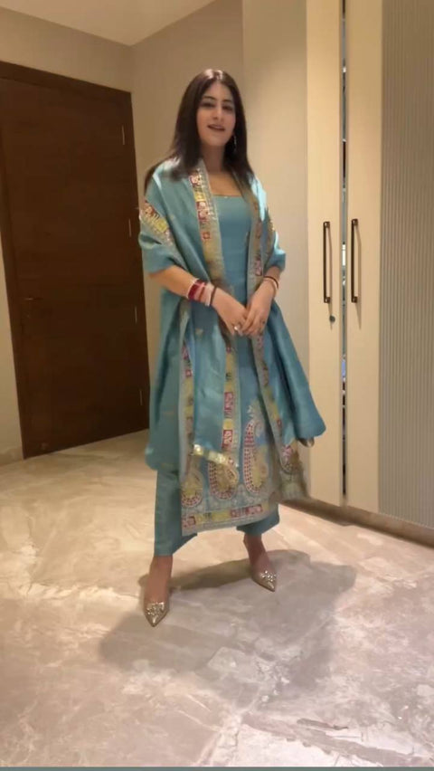 Pure Heavy Chinnor Silk kurti