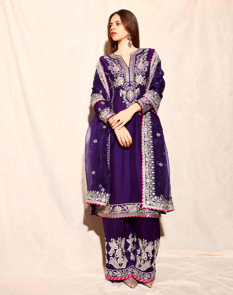 Printed Cotton Straight Suit Set With Dupatta