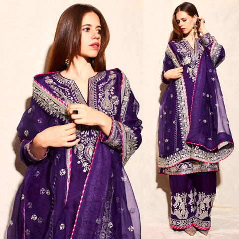 Printed Cotton Straight Suit Set With Dupatta