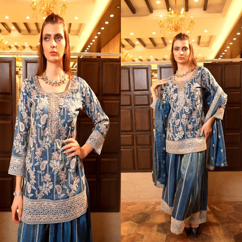 pure heavy chinnon silk lehenga-choli