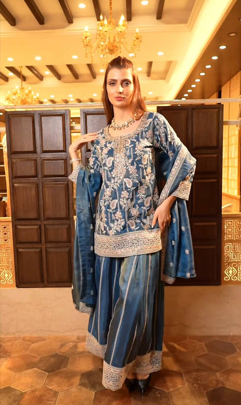 pure heavy chinnon silk lehenga-choli