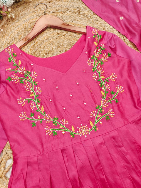 Stylish Anarkali Dress with Dupatta