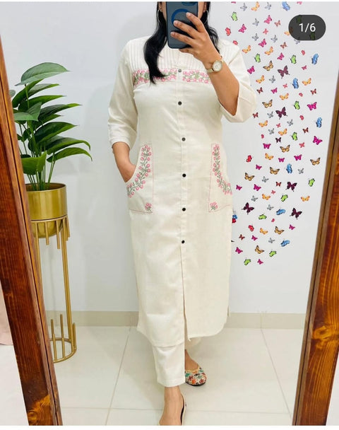 Designer Jaipuri Print in Anarkali Pattern Suit