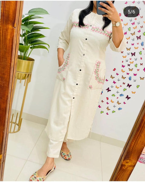 Designer Jaipuri Print in Anarkali Pattern Suit