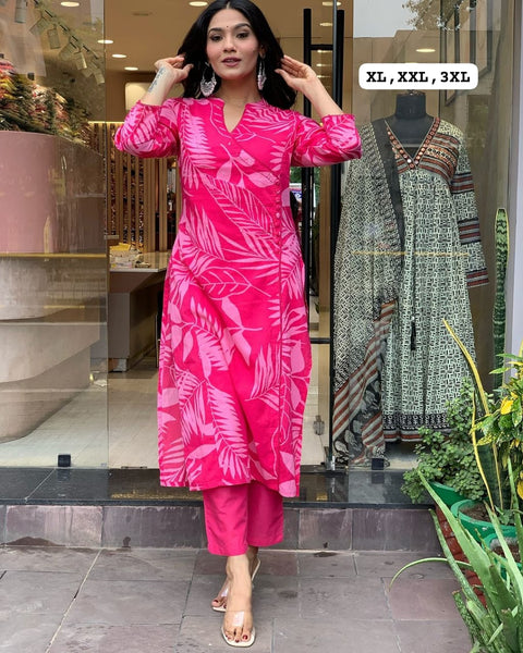 ethnic Lady women printed full length desined rayon kurti