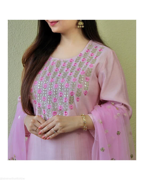 Trendy Beautiful Kurti With Pant and Dupatta Suit