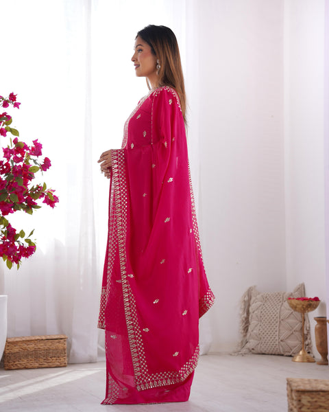 New Designer Party Wear Embroidery Work Fancy Suit