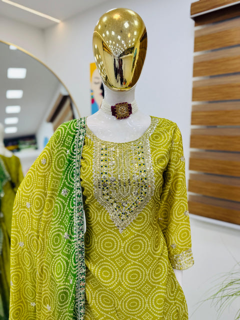 Beautiful Wedding Function Sharara Suit