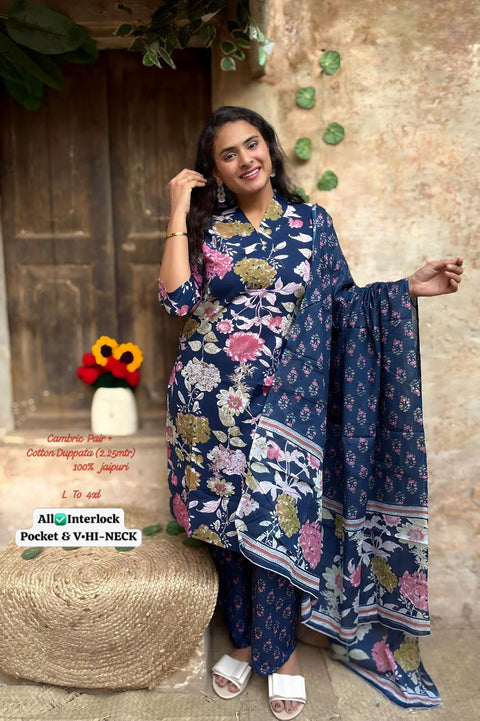 berrylicious Women Kurti Pant with Dupatta Suit