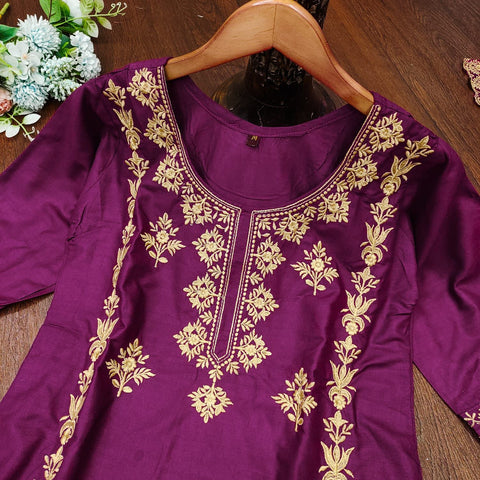 Affordable Trendy Party Wear Chinnnon Silk Suit