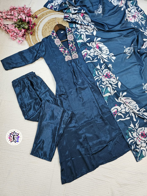 New lonching semi stitched designer pakistani suit