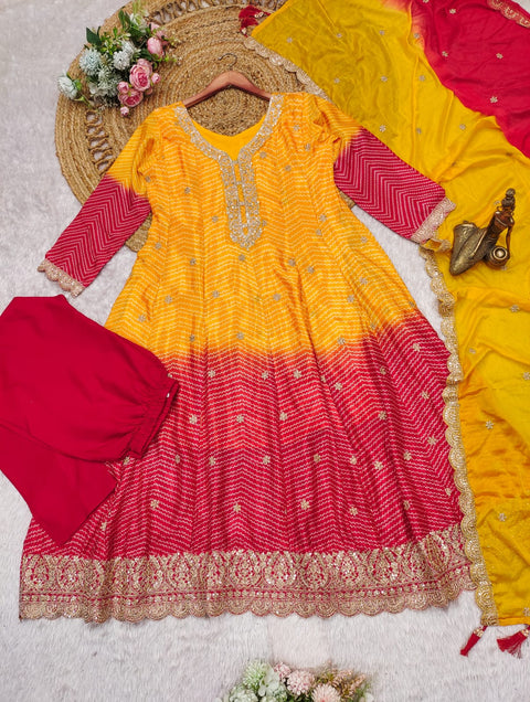 Designer Anarkali suit party wear | Luxury Designer