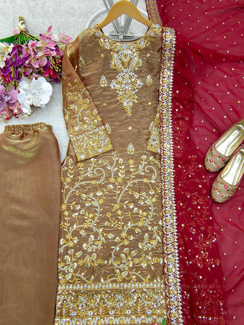 New Designer Party Wear Look Stylish Suit