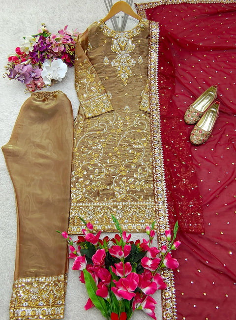 New Designer Party Wear Look Stylish Suit