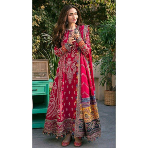 Stylish latest Pakistani cotton dress & colour is very beautiful