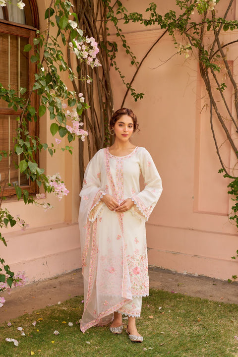Most Beautiful Pure Chanderi Embroidered Suit