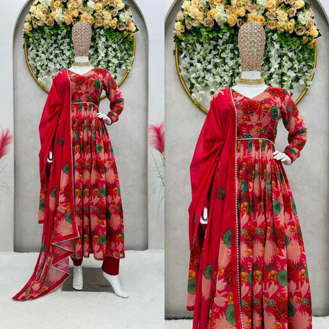 Latest Digital Print Women's Kurti With Dupatta
