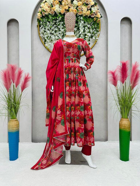 Latest Digital Print Women's Kurti With Dupatta