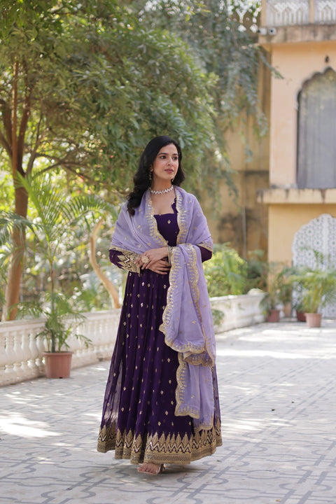 Designer Navratri Special Deepika Gown With Dupatta Wholesale